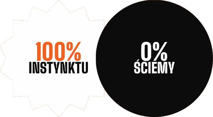100% instynktu, 0% ściemy